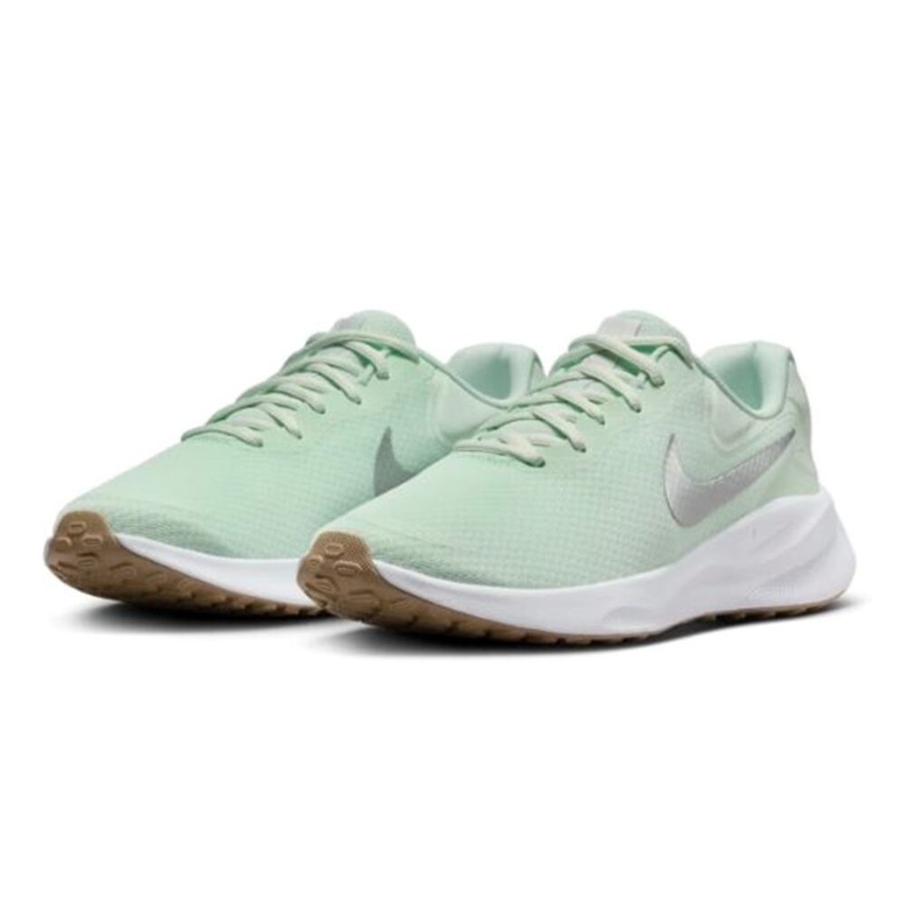 New Nike Women's Revolution 7 Running Shoes FB2208-303 Barely Green/White Sz 10